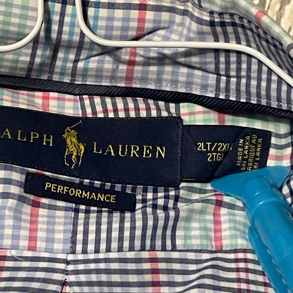 Polo Ralph Lauren Button down casual shirt 2XLT multi color - Picture 3 of 5
